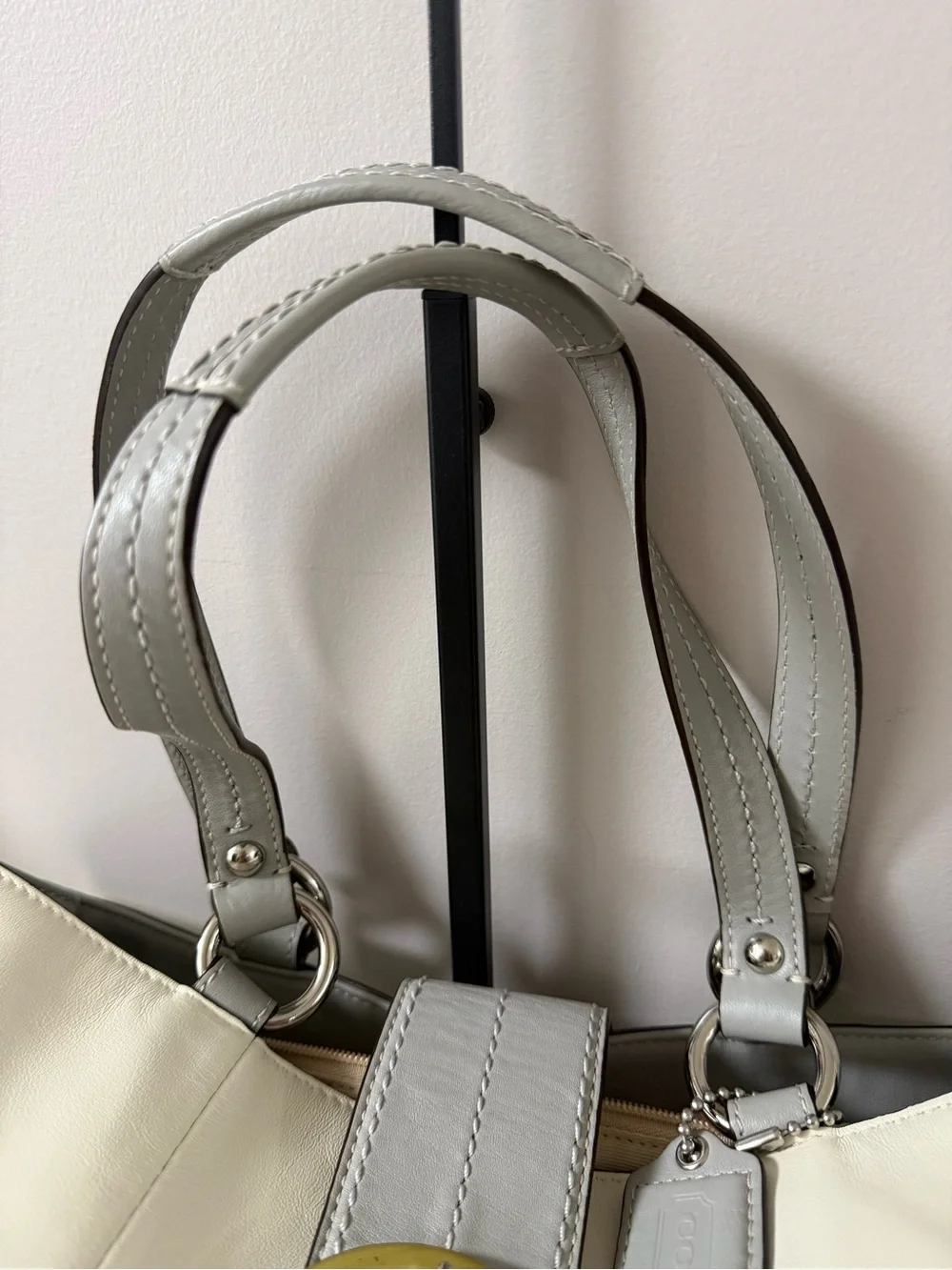 Coach leather shoulder